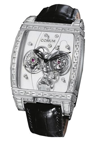 Review Copy Corum Golden Bridge Golden Tourbillon Panoramique Diamants Watch 382.859.69/0F81 0000
